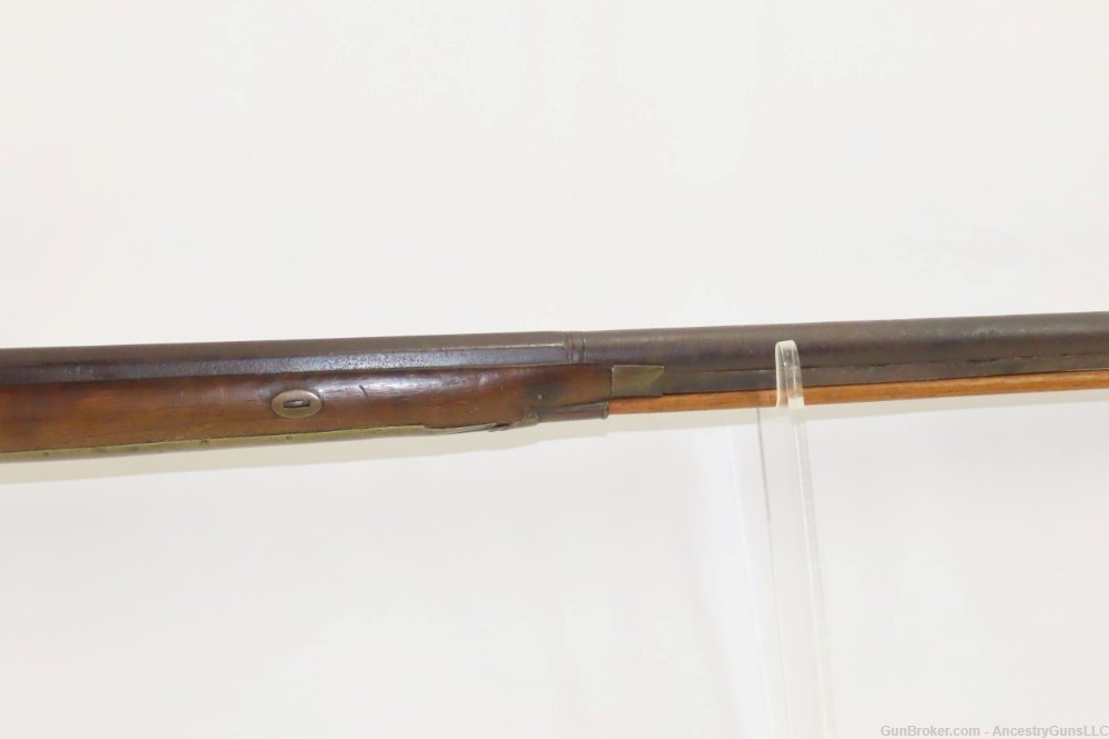 Antique FLINTLOCK Smoothbore Musket .64 18 Gauge FOWLER Birmingham British -img-4