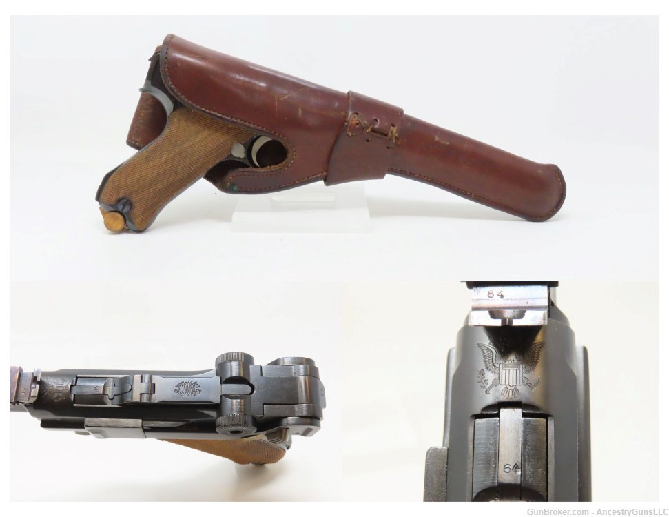 DWM AMERICAN EAGLE Commercial ARTILLERY LUGER Pistol 9x19mm C&R-img-0