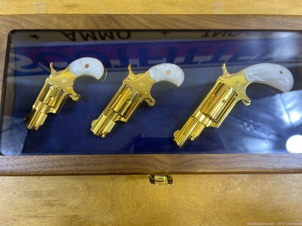 North American Arms Mini-Revolver Golden Eagle Set .22 S/LR/WMR -img-8