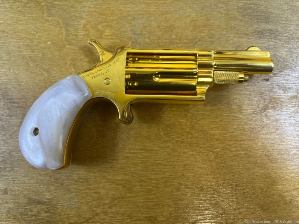 North American Arms Mini-Revolver Golden Eagle Set .22 S/LR/WMR -img-6