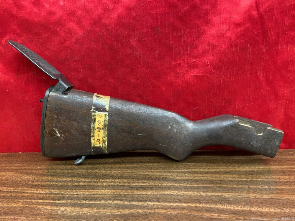 Cut M14 Wood Stock w/ Metal Butt Plate-img-0