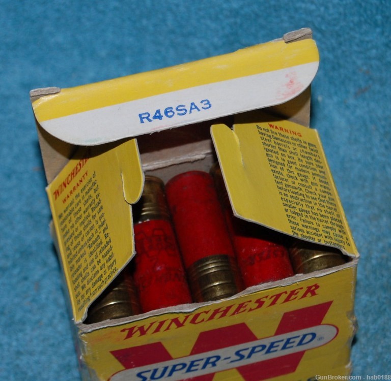 Vintage Full Box of Winchester Super-Speed 12 Gauge Shotgun Shells-img-6