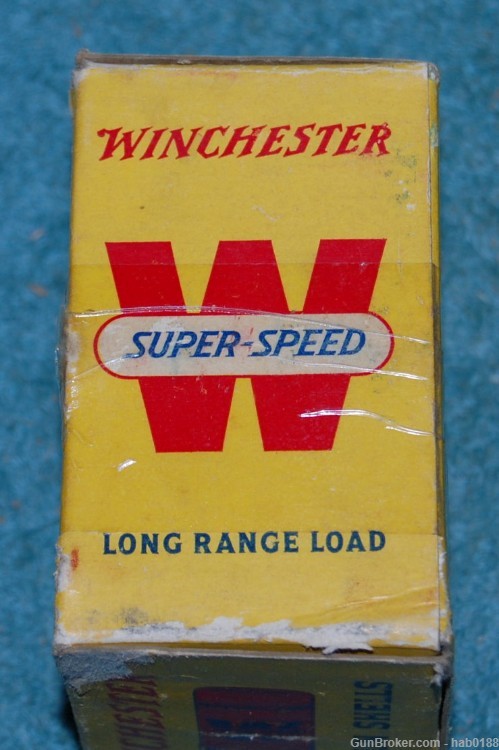 Vintage Full Box of Winchester Super-Speed 12 Gauge Shotgun Shells-img-2