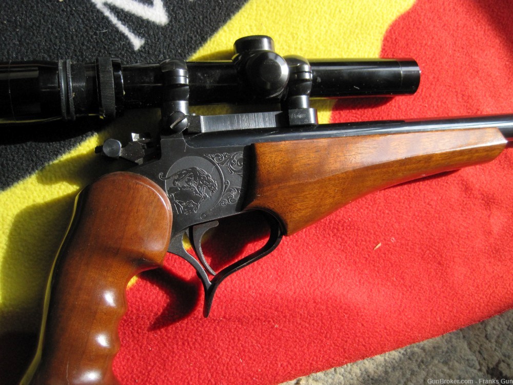 Thompson Center Contender G1 17 Remington14 in w/ burris scope-img-6