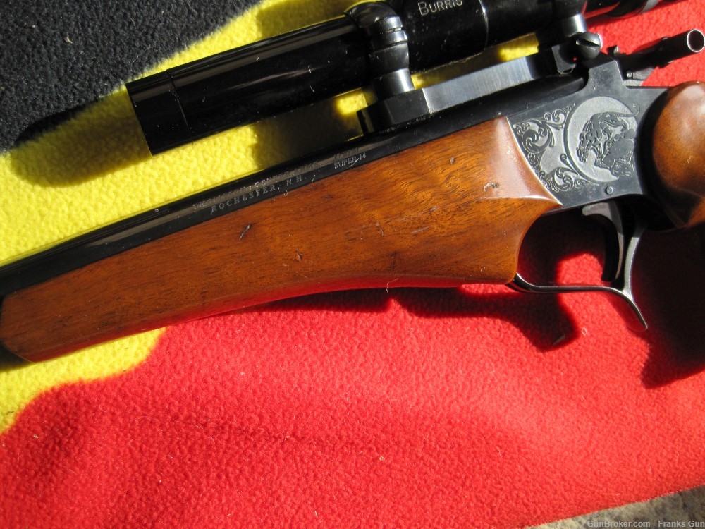 Thompson Center Contender G1 17 Remington14 in w/ burris scope-img-3