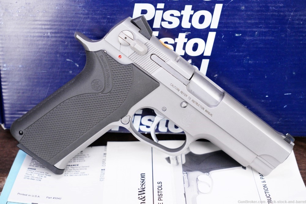 Rare Smith & Wesson S&W Model 1066 105500 10mm 4.25" Semi-Auto Pistol, 1991-img-2
