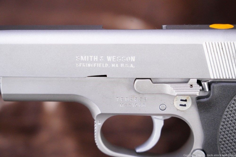 Rare Smith & Wesson S&W Model 1066 105500 10mm 4.25" Semi-Auto Pistol, 1991-img-11
