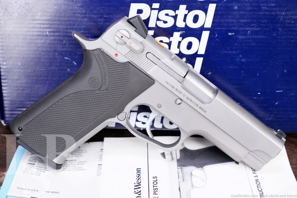 Rare Smith & Wesson S&W Model 1066 105500 10mm 4.25" Semi-Auto Pistol, 1991-img-0