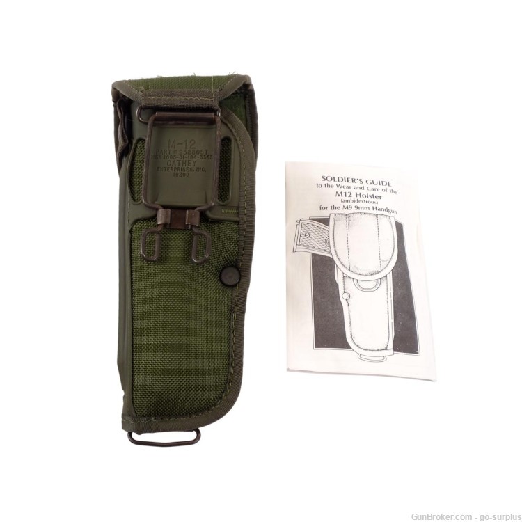 US Military M12 Ambidextrous 9mm Holster-img-1