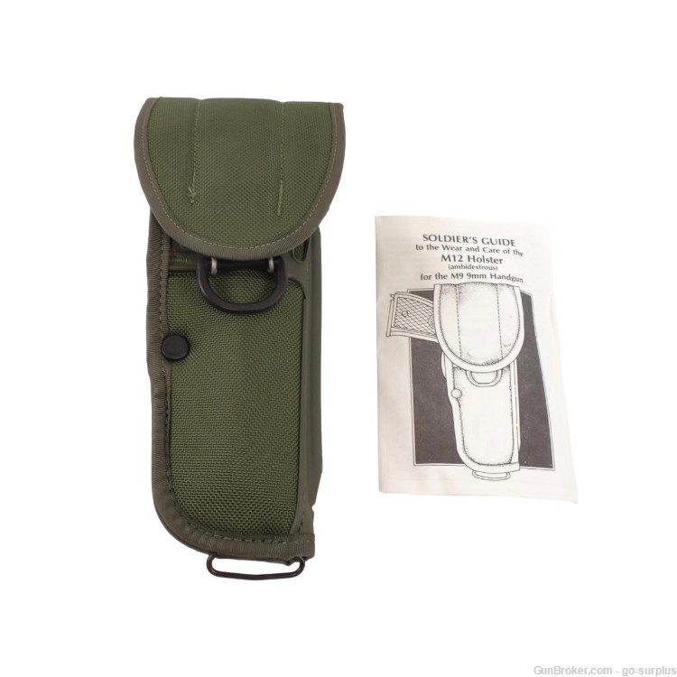 US Military M12 Ambidextrous 9mm Holster-img-0