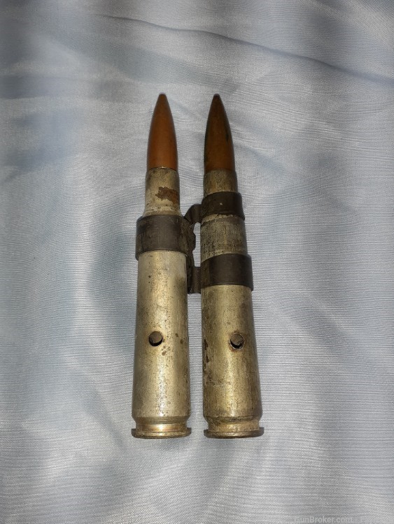 WWII US Frankford Arsenal 1943 & 44 50cal Factory Dummy Rounds-img-1