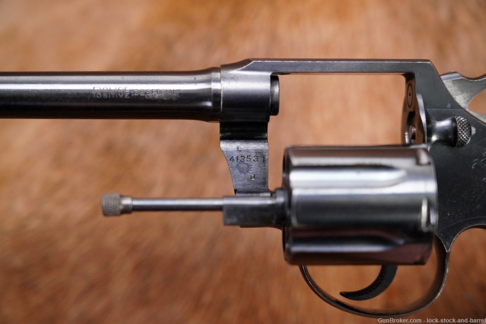 Colt Police Positive 1st Series .38 Spl DA/SA Revolver, MFD 1933 C&R-img-12