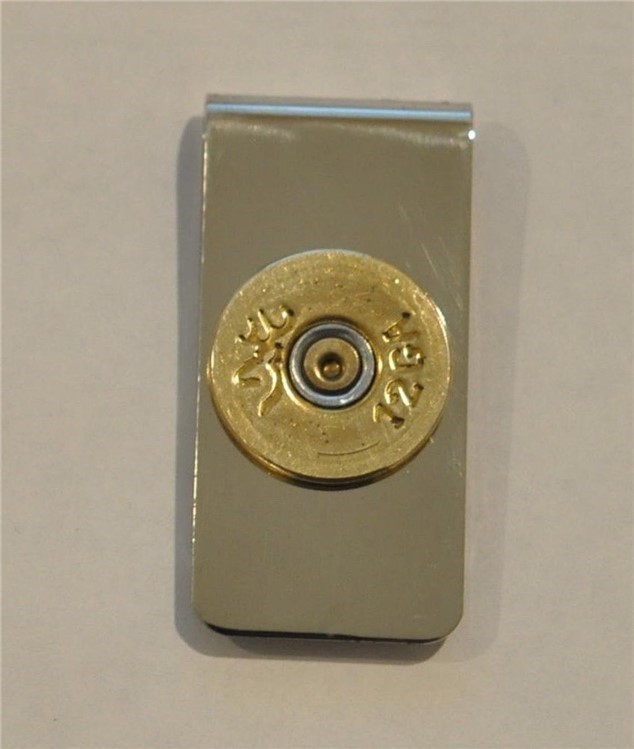 Browning 12 Gauge Shotgun Shell Bullet Money Clip-img-0