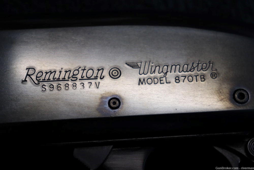 Remington 870 Wingmaster Model TB Trapgun 12 Gauge Shotgun (SN#S968837V)-img-12