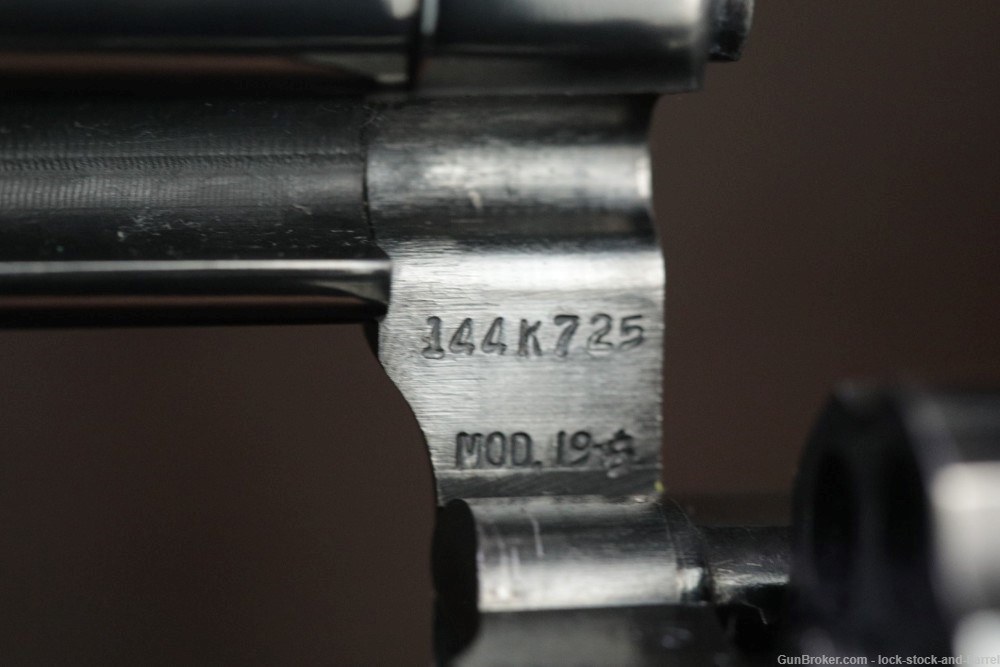 Smith & Wesson S&W Model 19-5 .357 Combat Magnum 4" Revolver 1982 NO CA-img-16