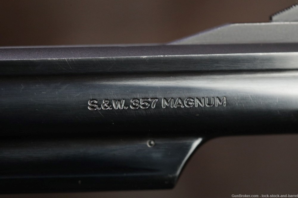 Smith & Wesson S&W Model 19-5 .357 Combat Magnum 4" Revolver 1982 NO CA-img-13
