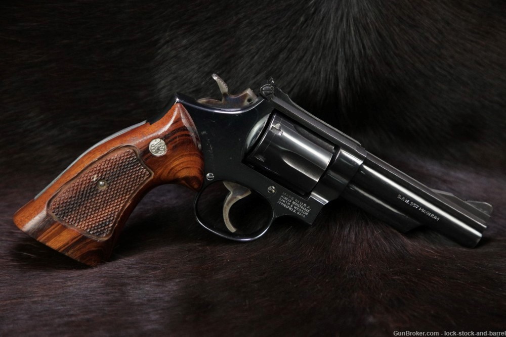 Smith & Wesson S&W Model 19-5 .357 Combat Magnum 4" Revolver 1982 NO CA-img-2