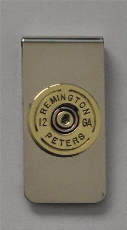 Vintage Remington Peters 12 Gauge Shotgun Shell   Money Clip-img-0