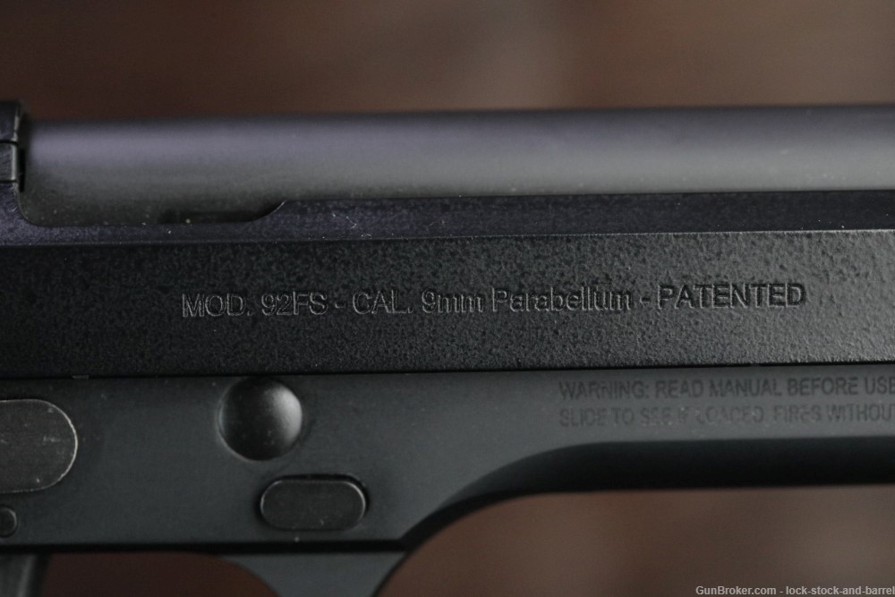 Beretta USA 92FS 92-FS 9mm SA/DA 4.9” Semi Automatic Pistol-img-11