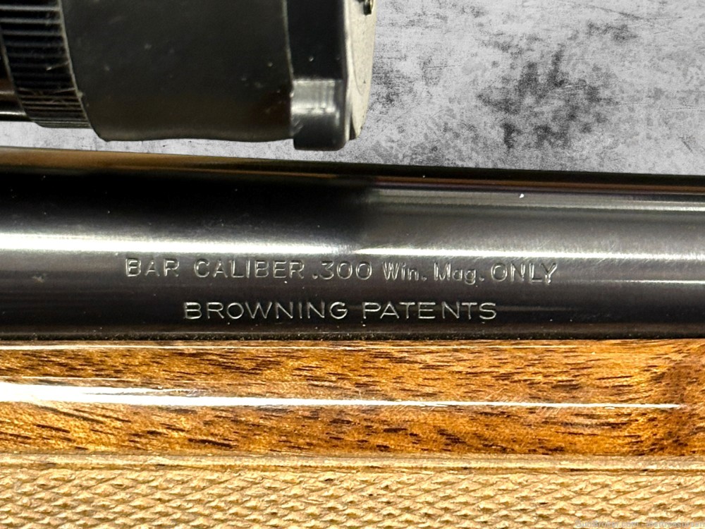 Browning Bar Semi Auto Rifle .300 Win Mag 24.5"BBL w/Scope & Sling 1Mag-img-25