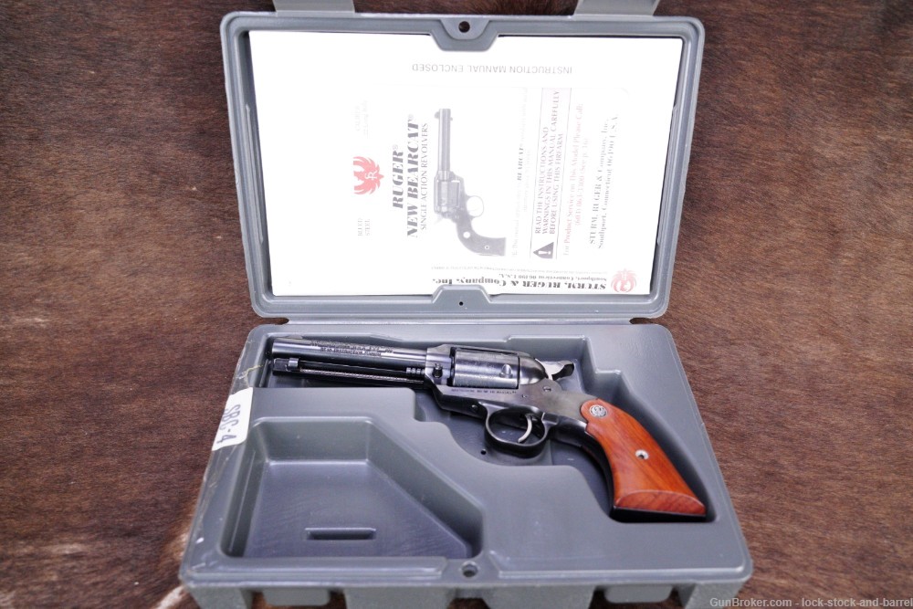  Ruger New Bearcat .22 LR 4.2” Single Action 6 Shot Revolver & Box MFD 1998-img-22