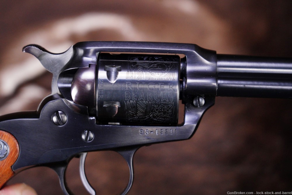  Ruger New Bearcat .22 LR 4.2” Single Action 6 Shot Revolver & Box MFD 1998-img-9