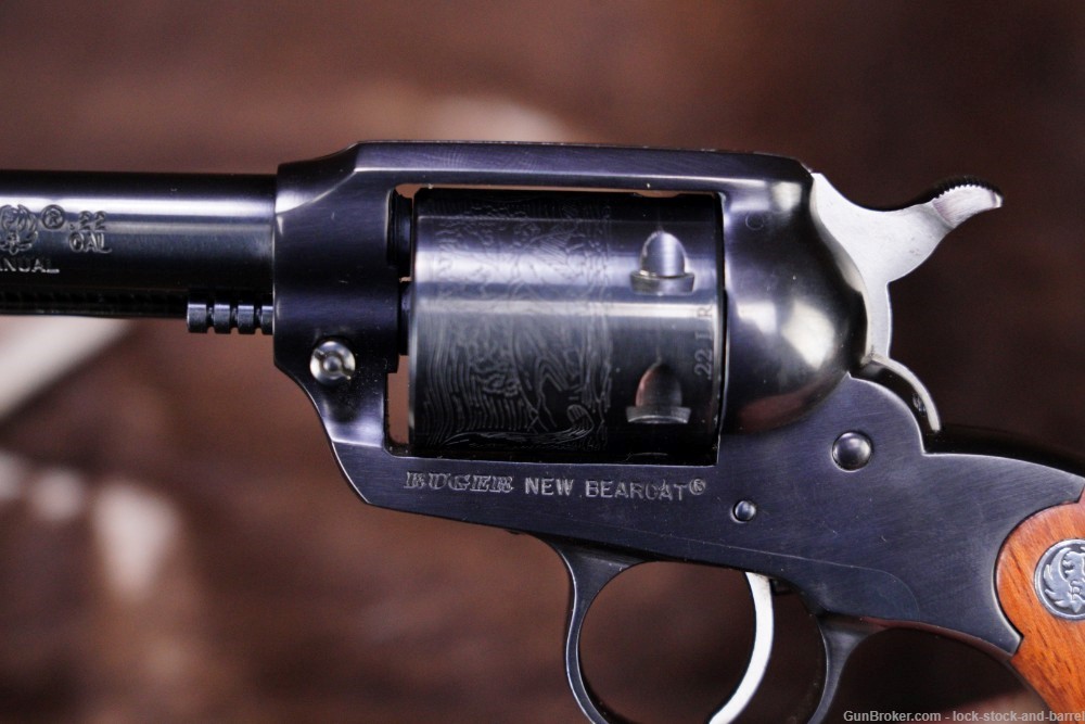  Ruger New Bearcat .22 LR 4.2” Single Action 6 Shot Revolver & Box MFD 1998-img-10