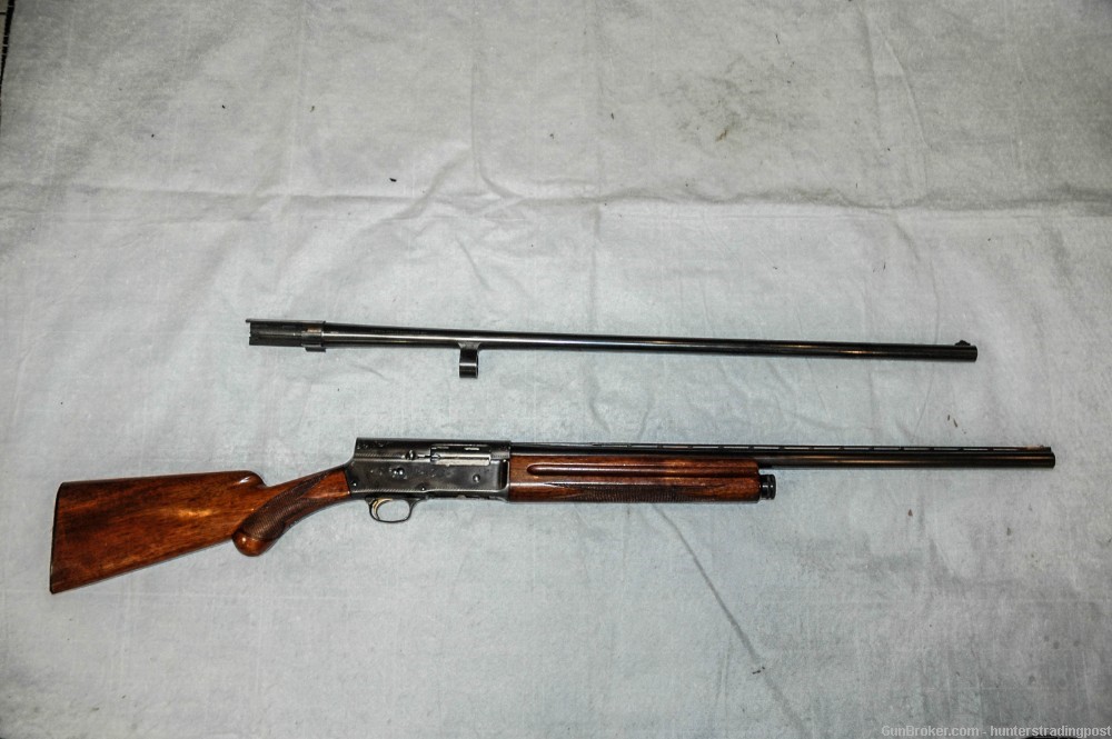 Browning A5 Light 12 Mfg 1960 with 2 barrels-img-0