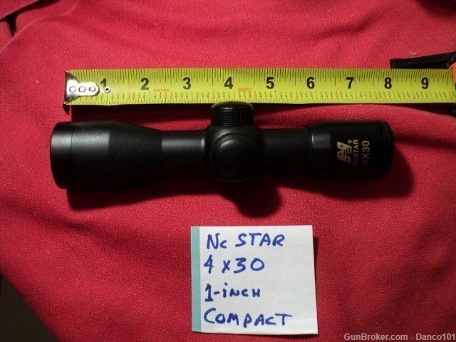NcSTAR 4X30mm COMPACT 1 INCH TELESCOPIC SIGHT-img-1