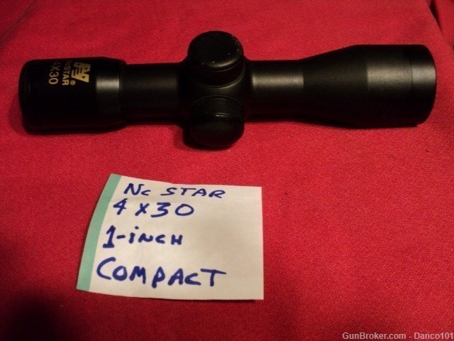 NcSTAR 4X30mm COMPACT 1 INCH TELESCOPIC SIGHT-img-0