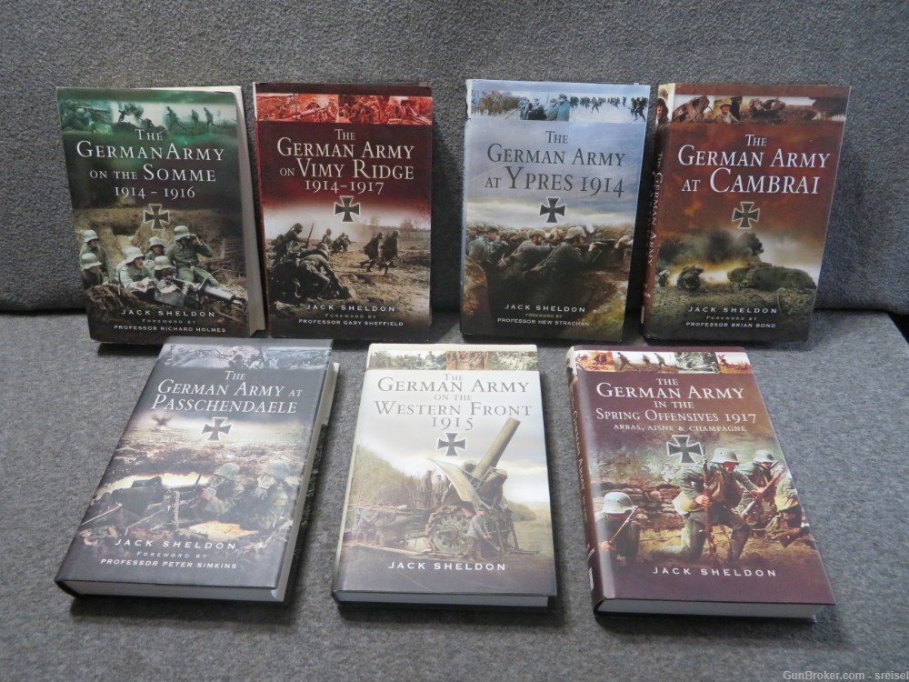 7 VOLUMES OF THE GERMAN ARMY ON THE SOMME-VIMY RIDGE-PASSCHENDAELE-CAMBRAI-img-0