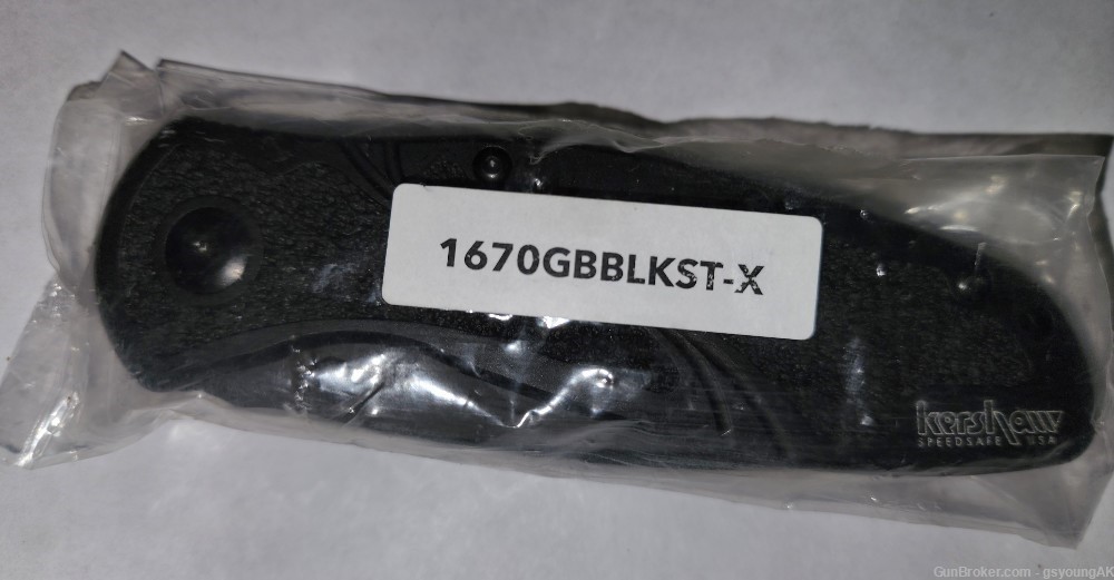 Kershaw Blur 1670GBBLKST-X "Speedsafe"  Glassbreaker". New Factory second.-img-9