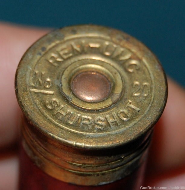 Vintage Full 2 Piece Box of Remington Shur Shot Shells 20 Gauge #10 Shot-img-8
