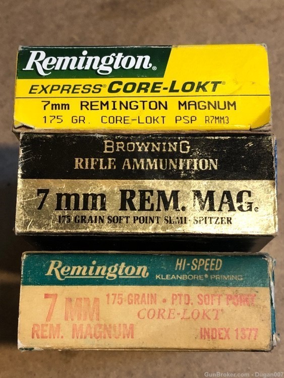 7mm Remington magnum ammo -img-0