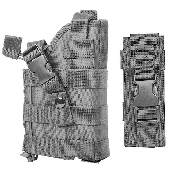 Tactical MOLLE Gun Holster + Mag Pouch fits FULL SIZE Springfield XD Pistol-img-0