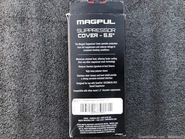 Magpul 5.5" Suppressor Cover for 1.5" diameter cans -img-1