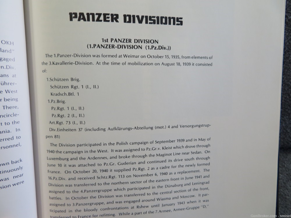 UNIFORMS, ORGANIZATION AND HISTORY OF THE PANZER TRUPPE BOOK-img-10