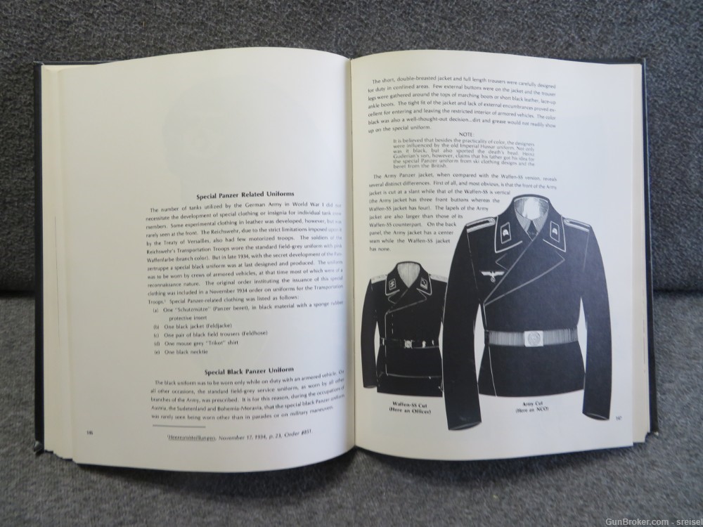 UNIFORMS, ORGANIZATION AND HISTORY OF THE PANZER TRUPPE BOOK-img-14
