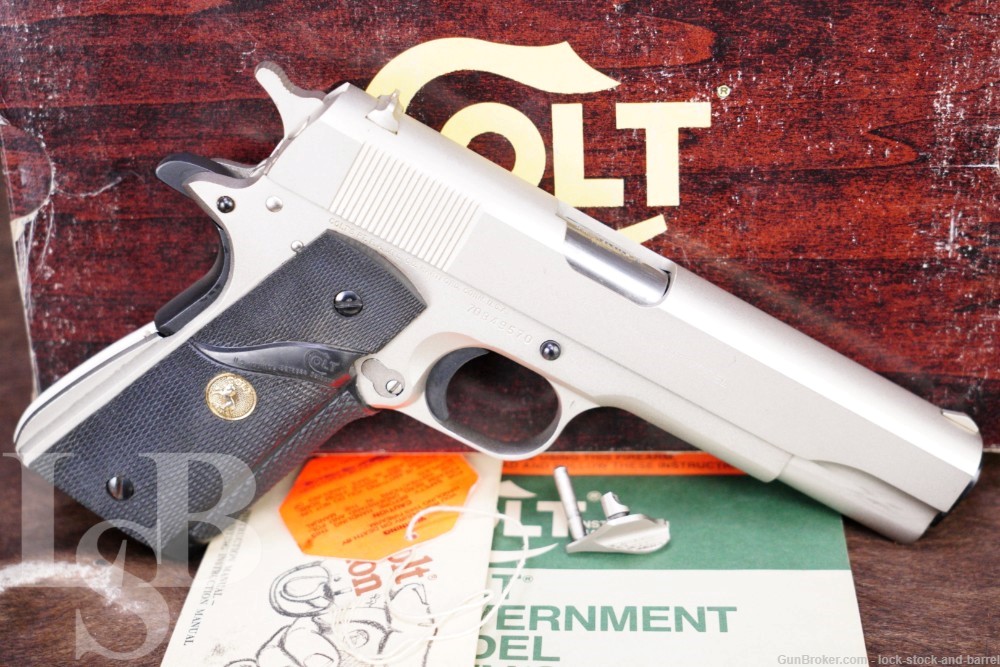 Colt MKIV Series 70 Government Model .45 ACP 1911 Semi-Auto Pistol 1983 NO -img-0