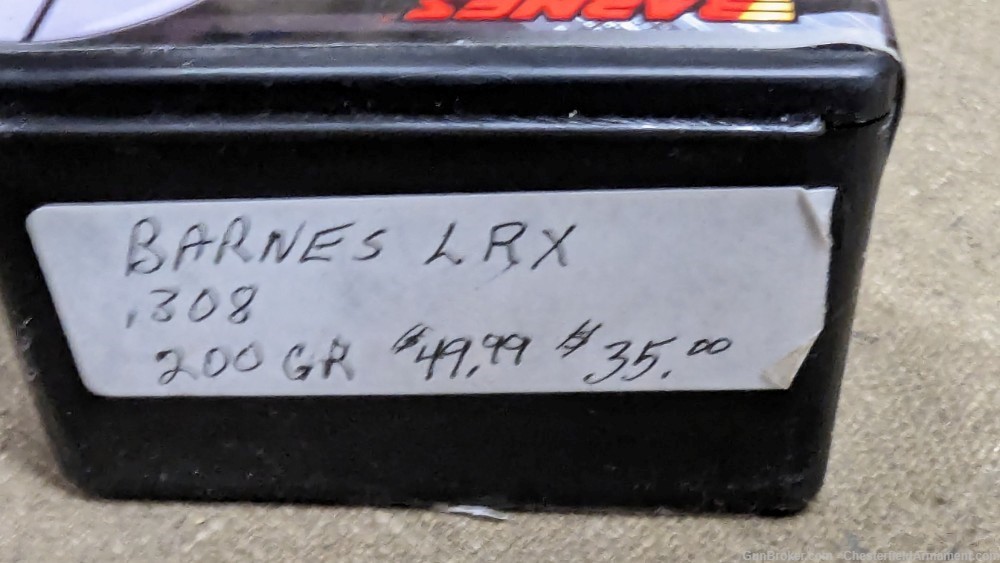 Barnes sealed box, 30 cal 308 dia LRX bullets,  30880-img-4