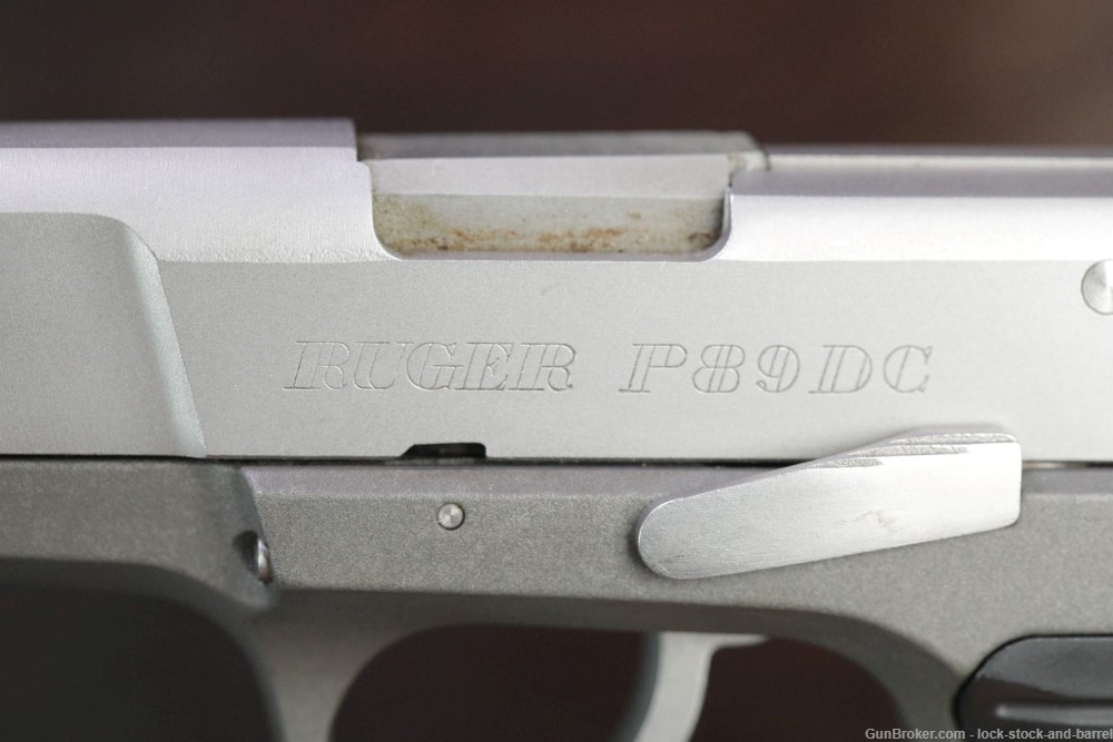 Ruger P89DC Decocker Model 03072 9mm Luger 4 1/2” Semi Auto Pistol 1994-img-13