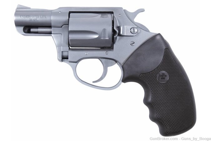 CHARTER ARMS UNDERCOVER LITE 38SPL 2" RUBBER GRIPS / 5-SHOT, 53820-img-0