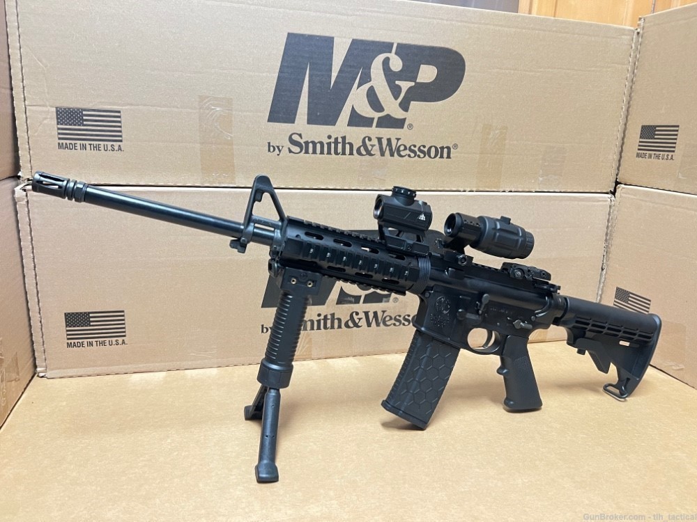 SMITH & WESSON AR-15 Tactical Rifle |Red Dot & | 3 Magazines|AR M&P 15-img-8