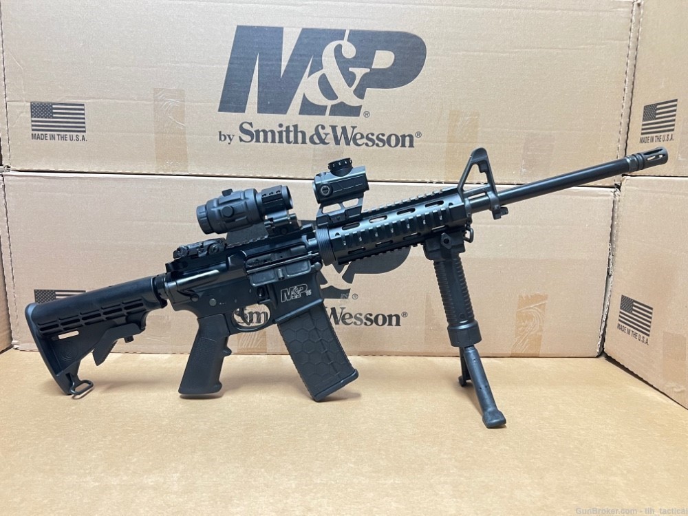 SMITH & WESSON AR-15 Tactical Rifle |Red Dot & | 3 Magazines|AR M&P 15-img-0
