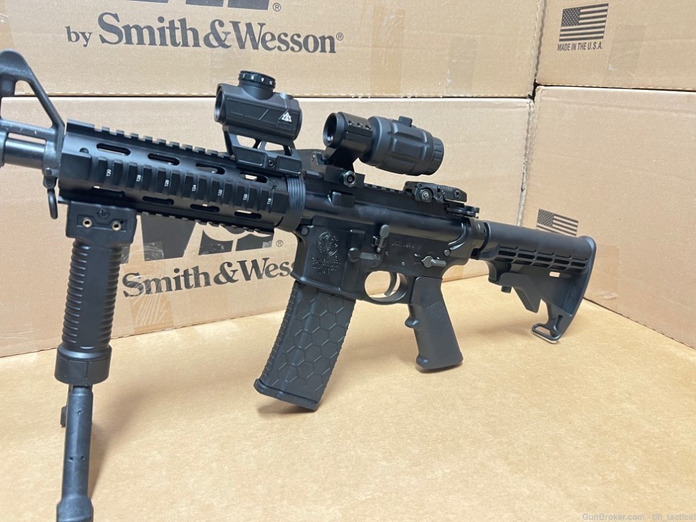 SMITH & WESSON AR-15 Tactical Rifle |Red Dot & | 3 Magazines|AR M&P 15-img-7