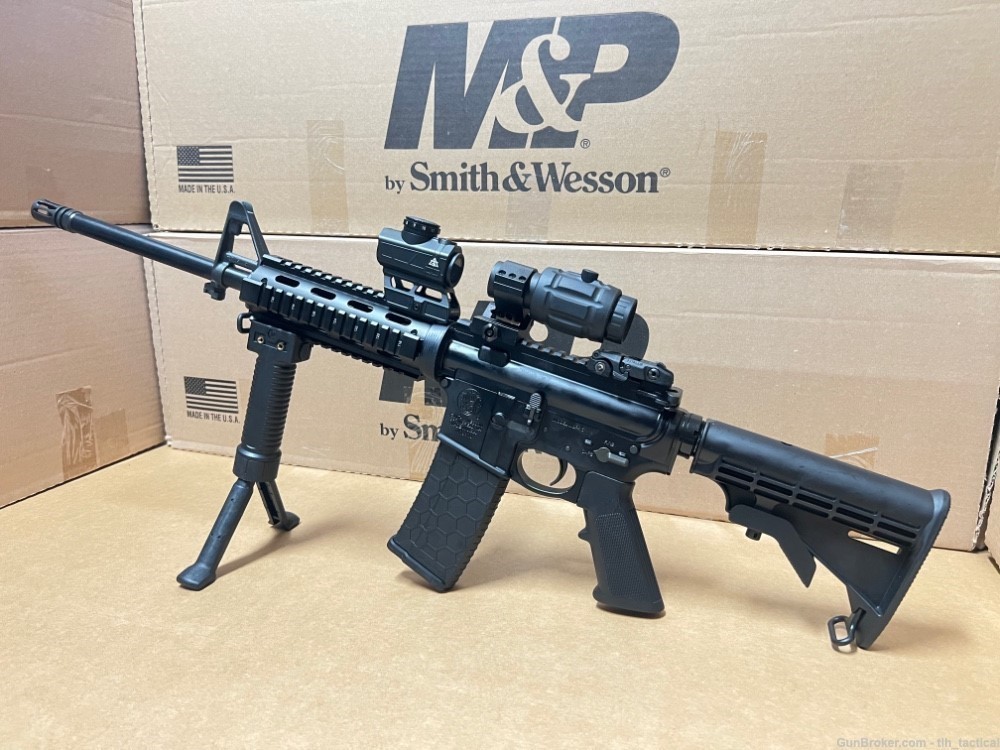 SMITH & WESSON AR-15 Tactical Rifle |Red Dot & | 3 Magazines|AR M&P 15-img-6