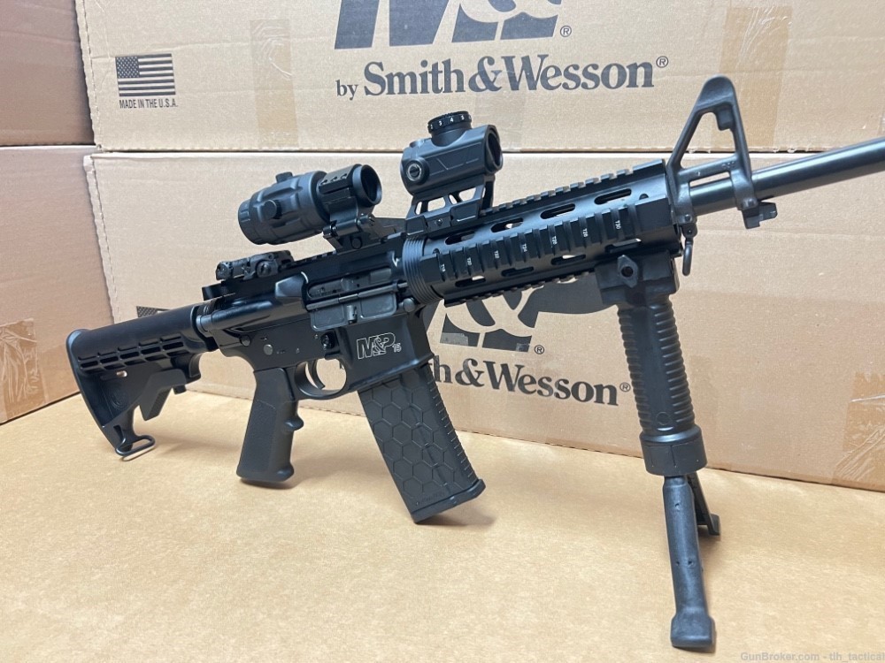 SMITH & WESSON AR-15 Tactical Rifle |Red Dot & | 3 Magazines|AR M&P 15-img-2