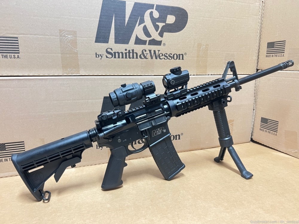SMITH & WESSON AR-15 Tactical Rifle |Red Dot & | 3 Magazines|AR M&P 15-img-1