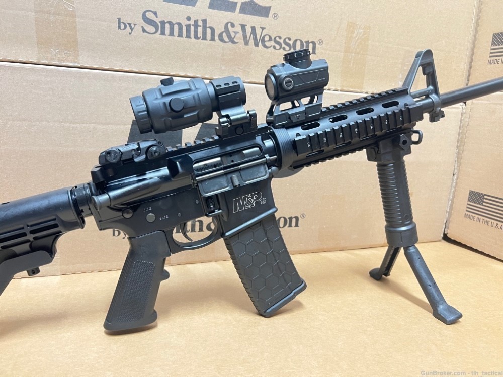 SMITH & WESSON AR-15 Tactical Rifle |Red Dot & | 3 Magazines|AR M&P 15-img-4