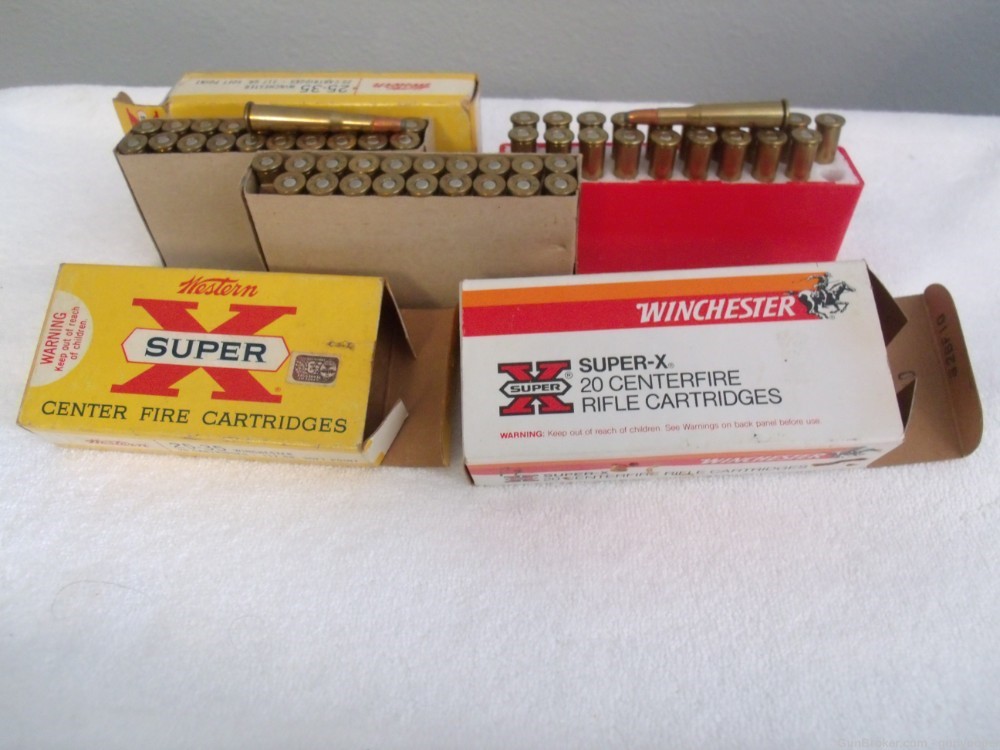 60 Rounds Winchester 25-35 Rifle Cartridges Ammo Shells-img-0